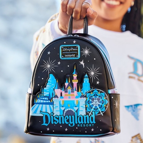 LOUGEFLY DISNEYLAND RESORT PARKS Backpack, Womens OS NWOT - Picture 2 of 4